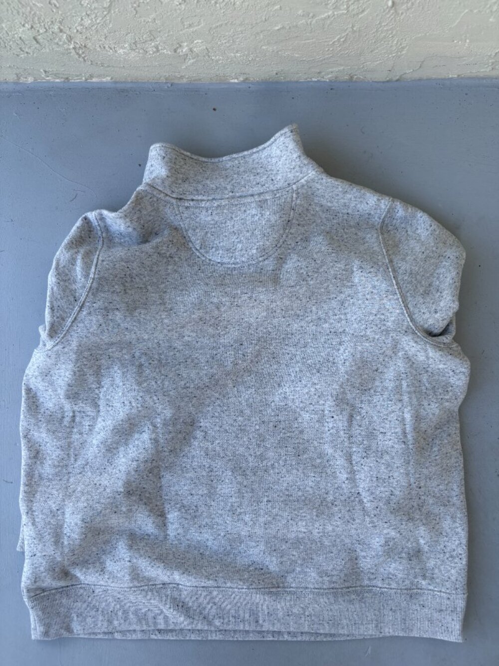 Carhartt Women’s Relaxed Fit 1/4 Zip Sweatshirt Heather Gray Speckled Size XL - Picture 5 of 6
